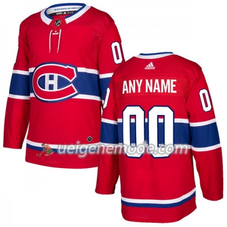 Herren Eishockey Montreal Canadiens Trikot Custom Adidas 2017-2018 Rot Authentic